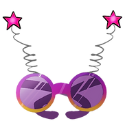 Star Glasses: Pink